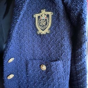 Cropped blazer, from Shein